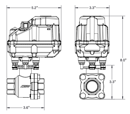 Vented Stainless Steel Ammonia Ball Valves