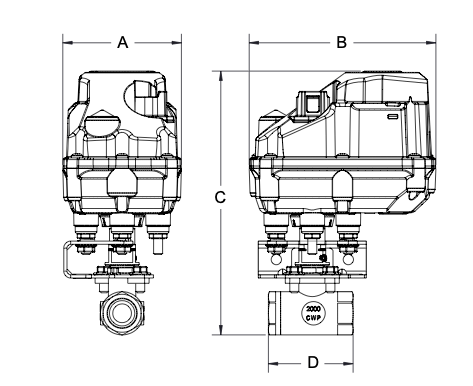 2-Way Stainless Steel Ball Valves