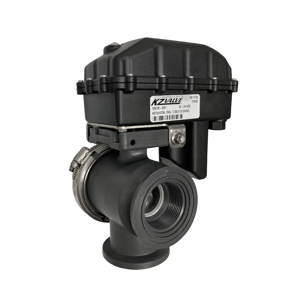 KZValve | 3-Way, Bottom Load Diverter Ball Valves