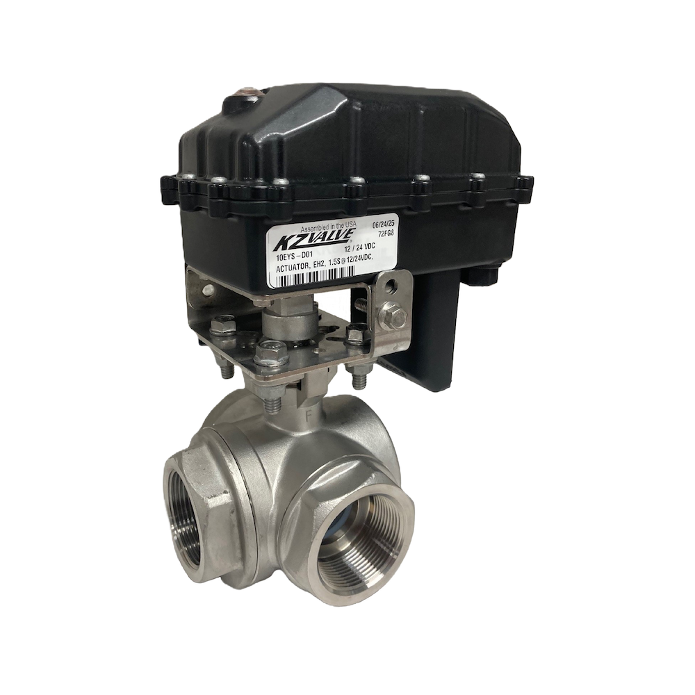 Stainless Steel 3-Way Ball Valves