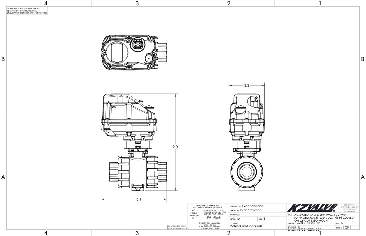 2-Way PVC Ball Valves